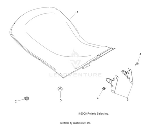 Body, Seat - A09zx85/8x All Options (49atvseat09spxp550) Schematic