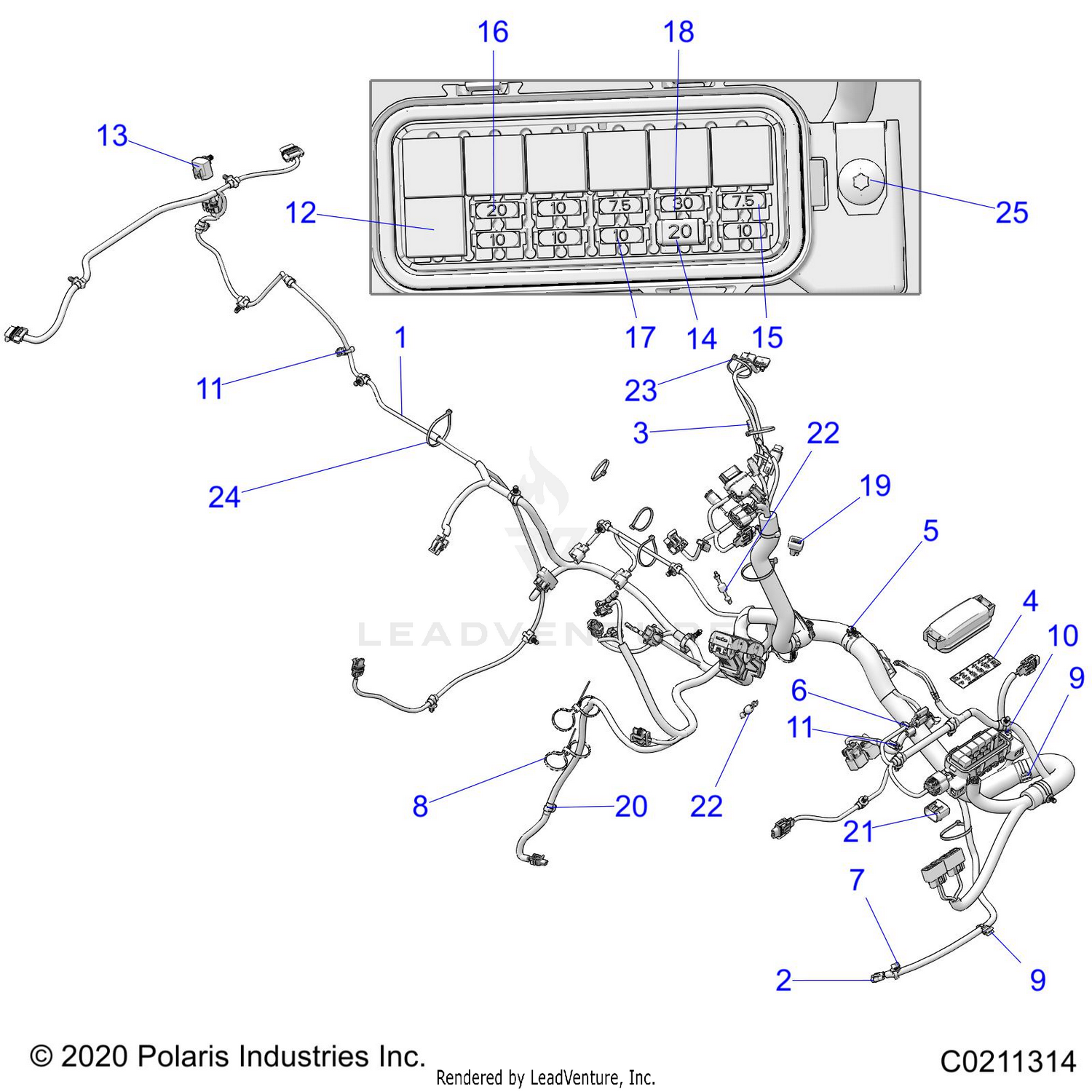 ELECTRICAL, HARNESS - A26SLZ95AF (C0211314)