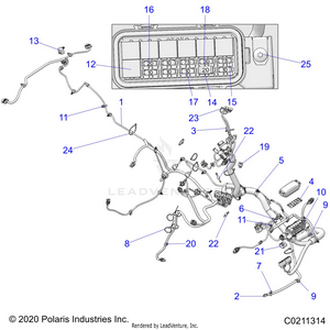 Electrical, Harness - A25slz95af (c0211314) Schematic