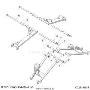 Suspension, Rear Control Arm Mounting - A22sva85a3 (c0211315-5) Schematic