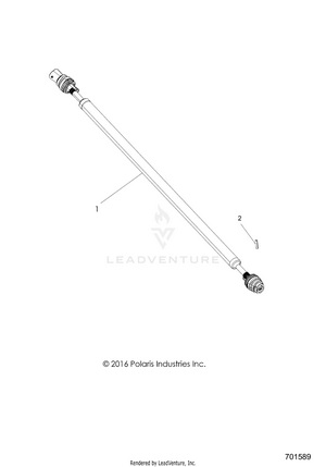 Drive Train, Front Prop Shaft - R17rt_87 All Options (701589) Schematic
