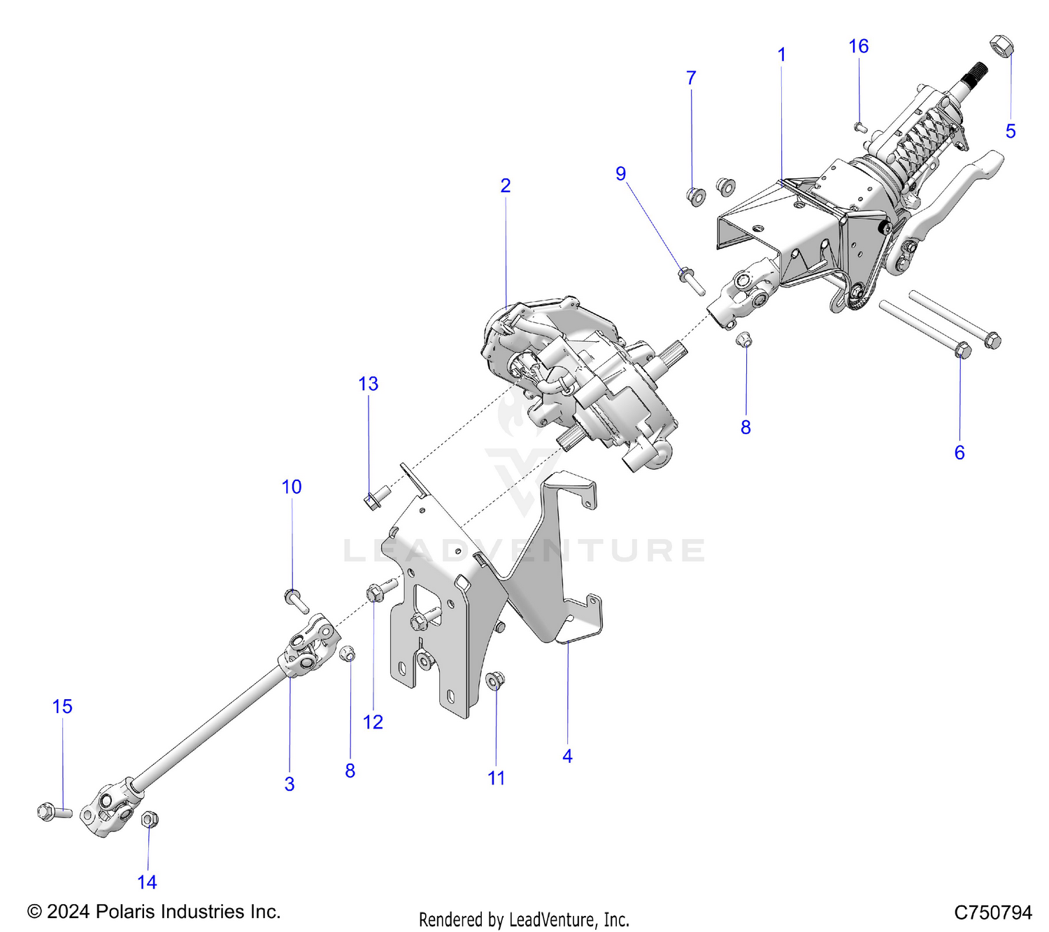 STEERING, STEERING ASM - Z26XPD92AN/BN/AH/BH  (C750794)