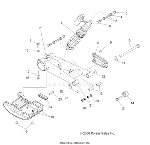 Suspension, Swing Arm - A10gj52aa (49atvswingarm09out450) Schematic