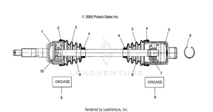 Shaft, Drive, Rear - A07mh46aa/az (4999200059920005b09) Schematic