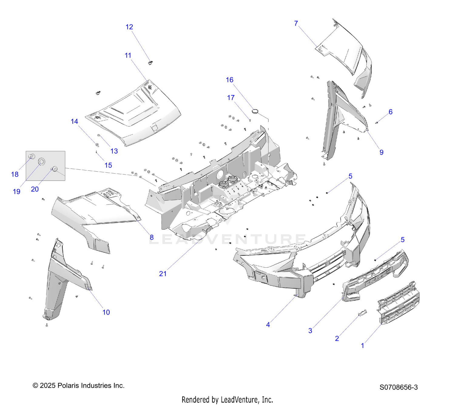 BODY, HOOD & FRONT FASCIA - R26RRE99A9/AF/AH/AB/AS/B9/BF/BH/BB/BS (C733196)