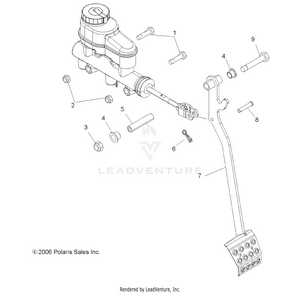 Brake, Foot - R07rh50af/ar/at (49rgrbrakefoot07500) Schematic