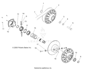 Clutch, Driven - R08vh76ad/ag (49atvclutchdriven08rzr) Schematic