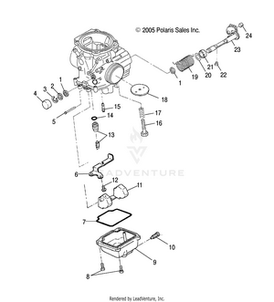 Engine, Carburetor, Lower - A07lb27aa/ac/lh27aa/ab/ac/ad/al (4999202079920207d06) Schematic