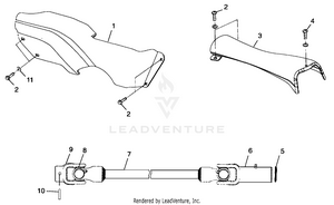Prop Shaft - A99bg38ca (4949664966b002) Schematic