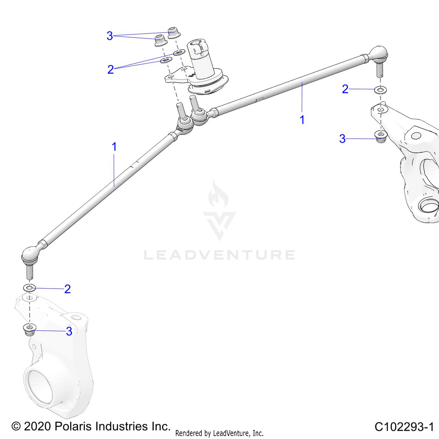 STEERING, TIE RODS - A26SJE57CK/EK (C102293-1)