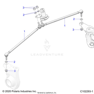 Steering, Tie Rods - A22shz57ae (c102293-1) Schematic