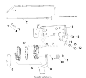 Steering, Controls And Throttle - R13va17aa/ab (49rgrthrottlepedal09rzr170) Schematic