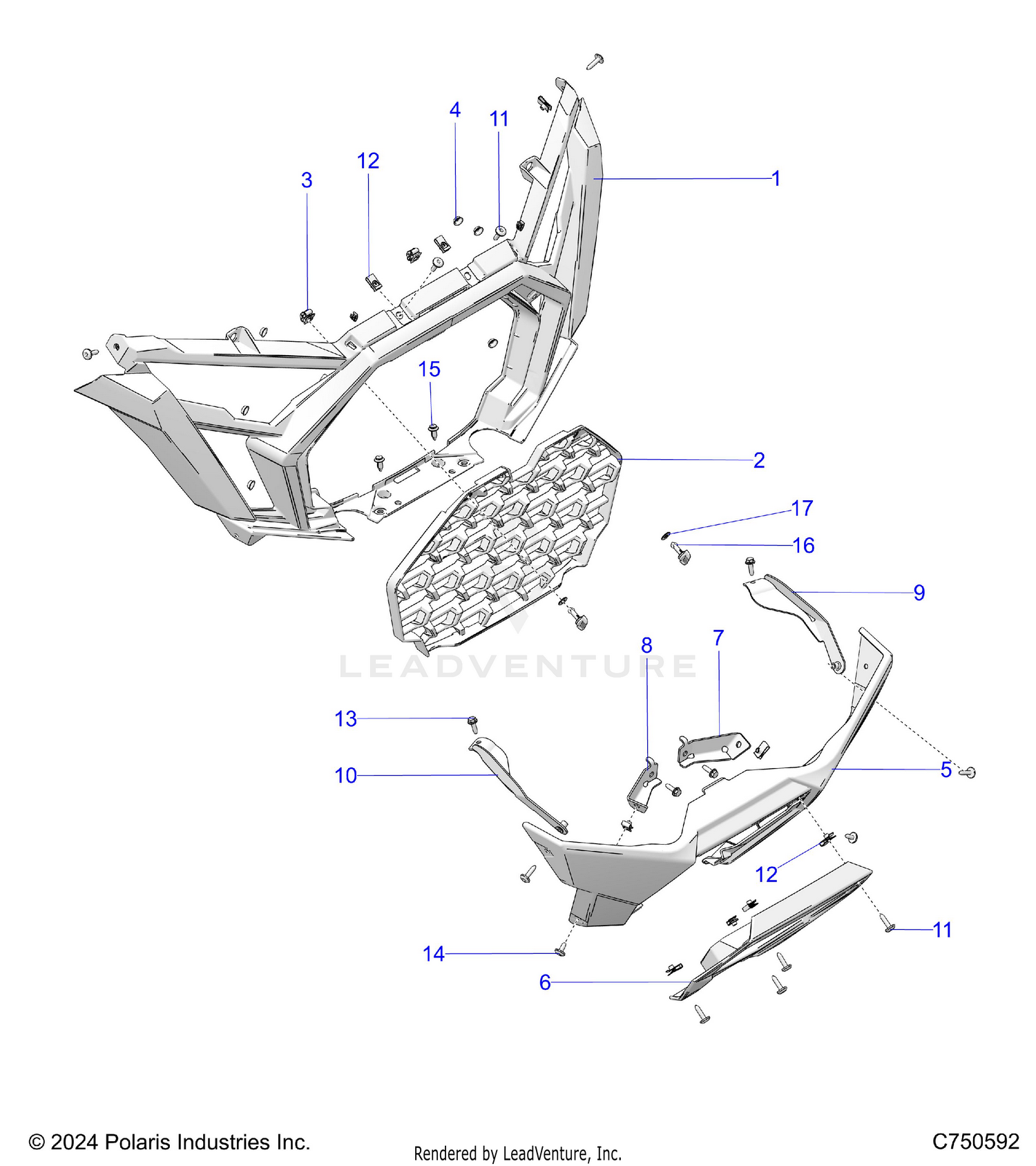 BODY, FRONT BUMPER - Z26S4D92AN/AH/BN/BH (C750592)