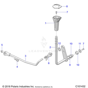 Drive Train, Gear Selector - A20sxz85af/ap/caf/cap (c101432) Schematic