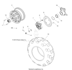 Wheels, Front - R12jt87ab/ad/as/aw/9eaw (49rgrwheelfrt11rzr875) Schematic