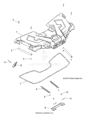 Body, Storage, Front - A19sea50b1/b7/see50b7/b3 [49atvstorage15570aa] Schematic