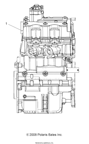 Engine, Short Block - A10zx85ak/al/as/at/ax (49atvengine09spxp850) Schematic