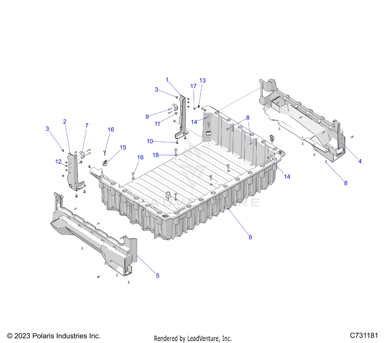 BODY, BOX - R26T6E99A9/AF/AJ/AK/B9/BF/BJ/BK (C731181)