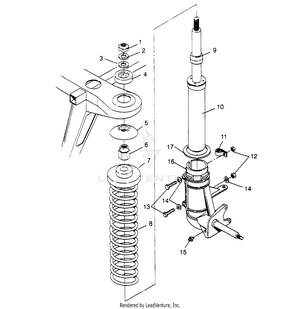 Strut Assembly Magnum 2x4 W957544 (4926852685b002) Schematic