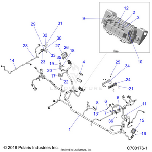 Electrical, Wire Harness - R19rhe99nd (c700176-1) Schematic