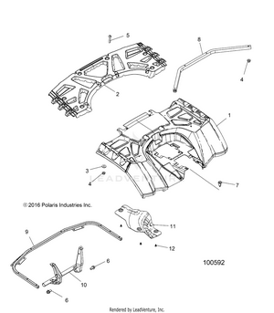 Body, Rear Cab And Rear Rack - A19sxn85a8 [100592] Schematic