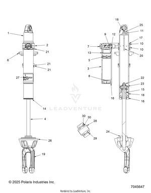 Suspension, Front Shock Internal - Z24rmc2kah/bh (7045647) Schematic