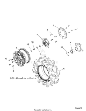 Wheels, Front - R16rtm87al/bl (700402) Schematic