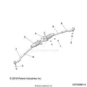 Steering, Gear Box -z21rau92an/bn (c0702881-5) Schematic