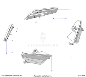 Electrical, Headlights And Taillights - Z25x4e92a4/b4 (c750469) Schematic
