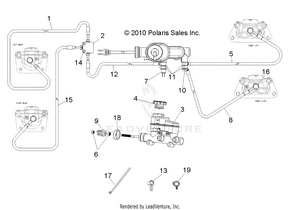 Brakes, Lines And Master Cylinder - R14rh76aa/76ac/7eaz (49rgrbrakelines11500efi) Schematic