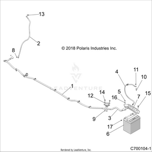 Electrical, Battery - Z19vge99ak/aw/bk/bw (c700104-1) Schematic
