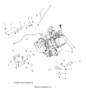 Engine, Mounting - R09rf68af/ar/az (49rgrenginemtg097006x6) Schematic