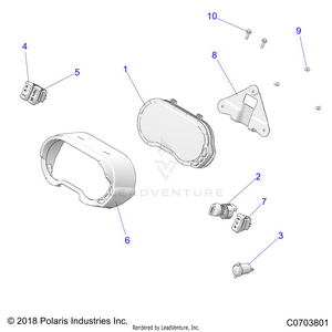 Electrical, Dash Instruments And Controls - G23gmk99a/99b (c0703801) Schematic