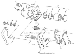Front Brake Magnum 2x4 W97aa42a (4940704070b004) Schematic