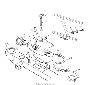Oil Tank Assembly Scrambler W957840 (4927252725a013) Schematic