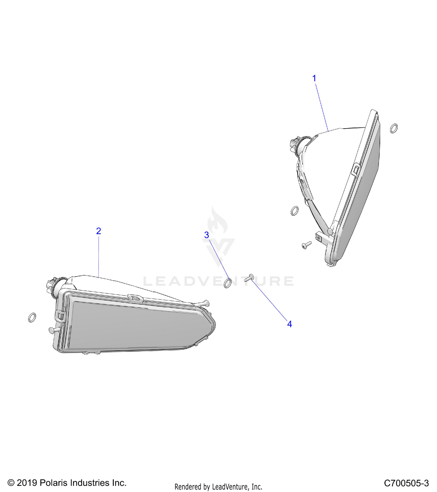ELECTRICAL, LIGHT, HEADLIGHT - D21BEPD4B4 (C700505-3)