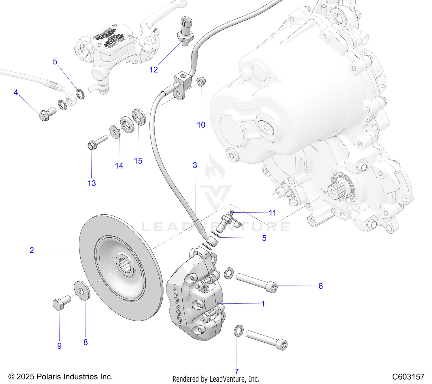BRAKES, BRAKE ASM - S26AJT9FEL (C603123)