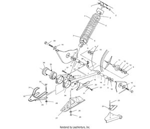 Swing Arm/shock Mounting - W937527 (4924022402b009) Schematic