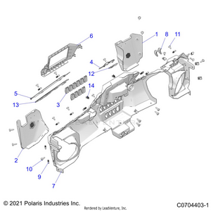 Body, Dash Lower - Z21r4e92ag/as/bg/bs (c0704403-1) Schematic