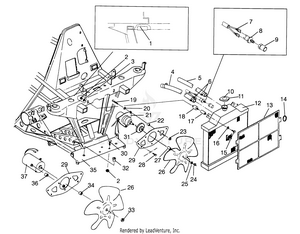 Cooling System Xplorer 400l W969140 (4935983598a011) Schematic