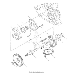 Oil Pump - A00ch46ca (4954785478e001) Schematic