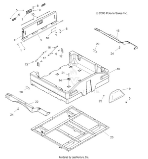 Body, Dump Box - A09cl76aa (49atvbox096x6) Schematic
