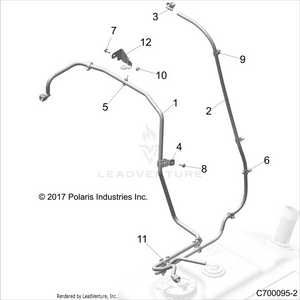 Body, Fuel Line - Z19vge99ak/aw (c700095-2) Schematic
