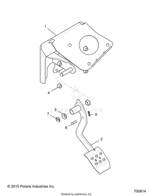 Brakes, Pedal - R16rge99a7/ae/av (700814) Schematic