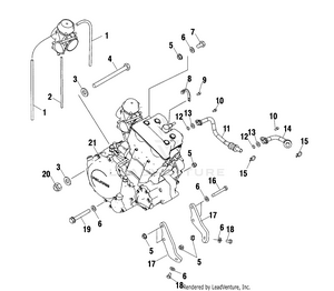 Engine Mounting - A03gj50aa/ab (4975767576a12) Schematic