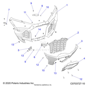 Body, Front Bumper - Z24rmd2kah/al/bh/bl (c0703727-10) Schematic
