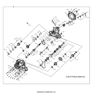Drive Train, Main Gearcase - A15sxe85as/am (49atvgearcase1333180) Schematic