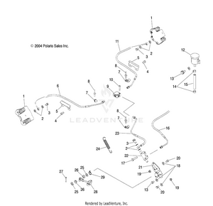 Rear Brake - A05jd32aa (4995169516c01) Schematic