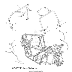 Frame, Cab - R08vh76ad/ag (49atvcab08vista) Schematic