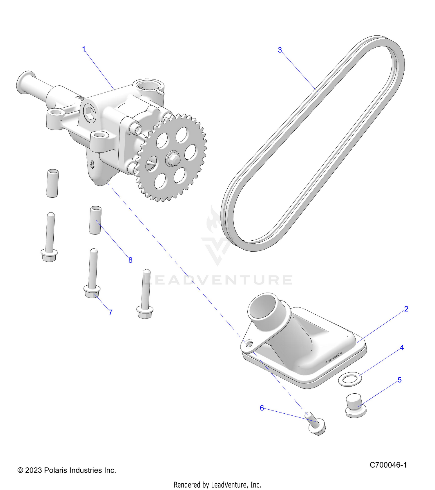 ENGINE, OIL PUMP - R26TAE99A1/A9/AF/AJ/AK/B1/B9/BF/BJ/BK (C700046-1)